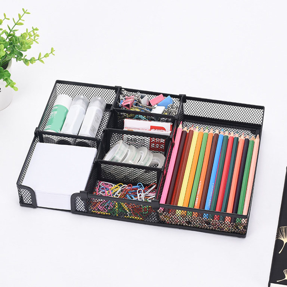 Office Drawer Organizer - صينية تخزين مكتبية، منظم معدني للمكتب،