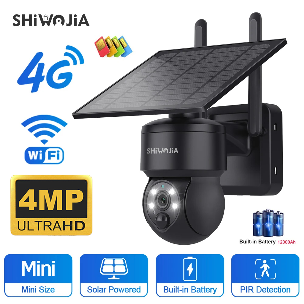 Home Office Zoom - SHIWOJIA WIFI اللاسلكية PTZ كاميرا تعمل
