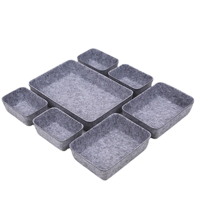 Office Drawer Organizer - صندوق تخزين متعدد الاستخدامات للمكياج والقرطاسية،