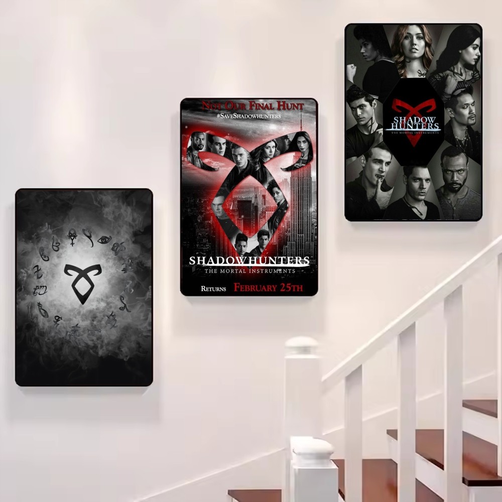 1 قطعة TV S-Shadowhunters ملصق - مراجعة Home Office And Tv Room Ideas وسعره