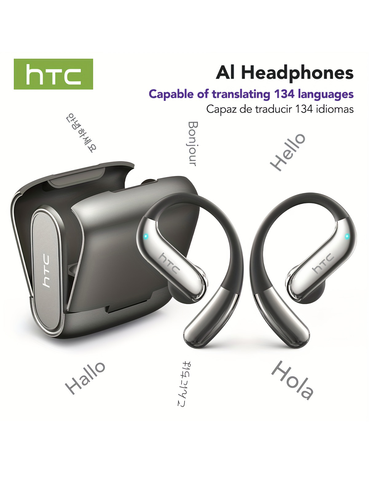 سماعات بلوتوث مفتوحة الأذن HTC - مراجعة Noise Canceling Headphones وسعره