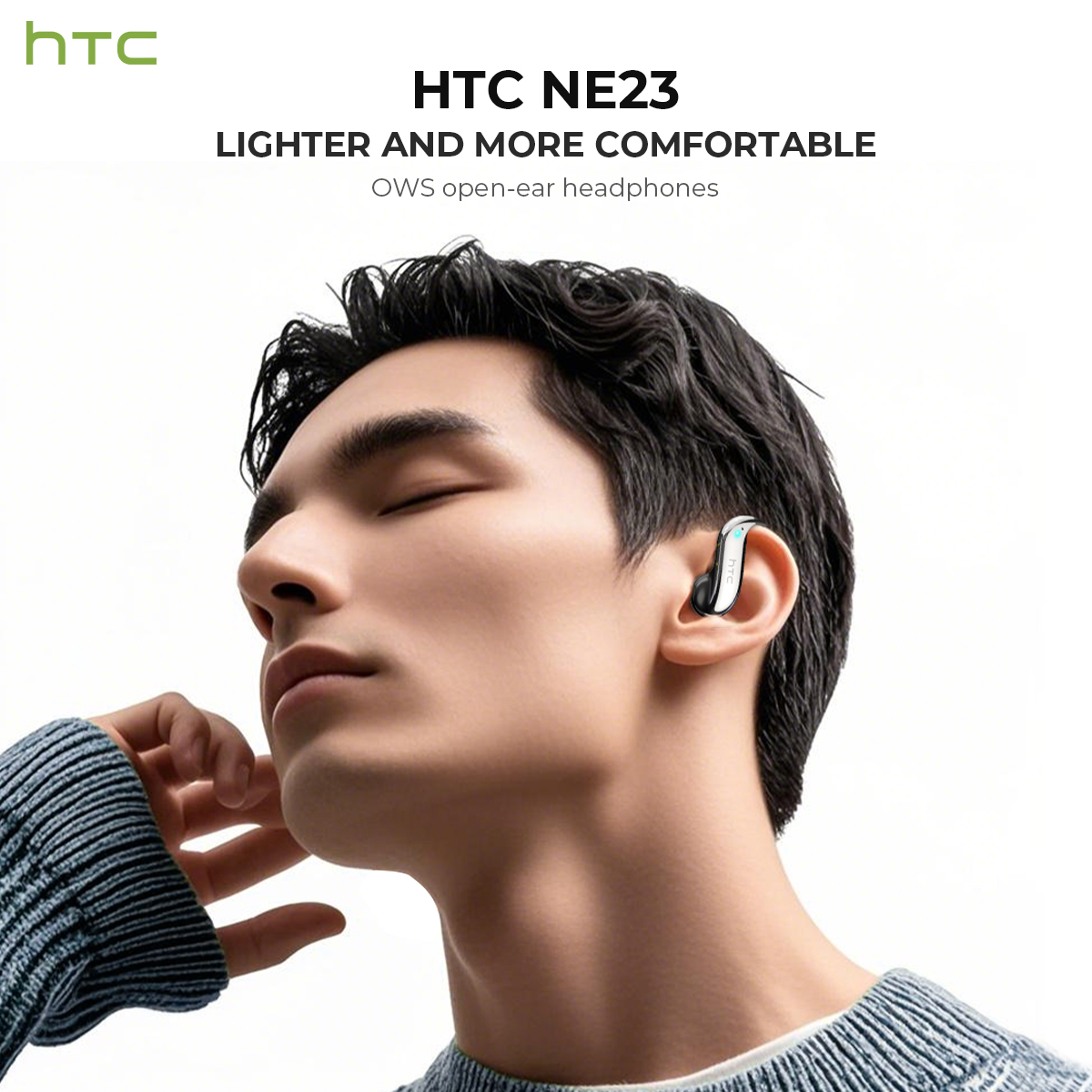 سماعات بلوتوث مفتوحة الأذن HTC - مراجعة Noise Canceling Headphones وسعره
