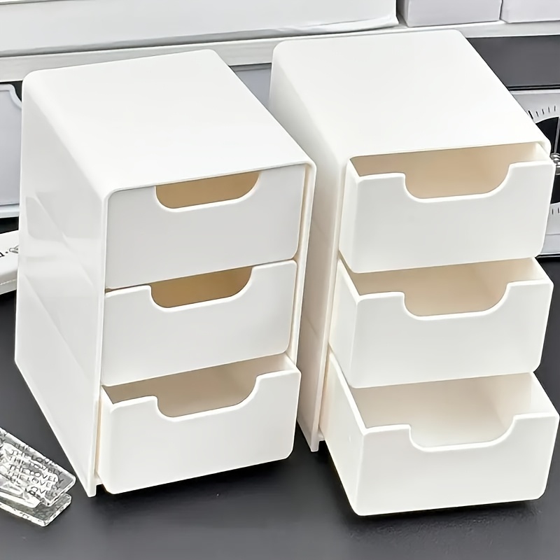 منظم أدراج بلاستيكي ثلاثي الطب - مراجعة Office Drawer Organizer وسعره