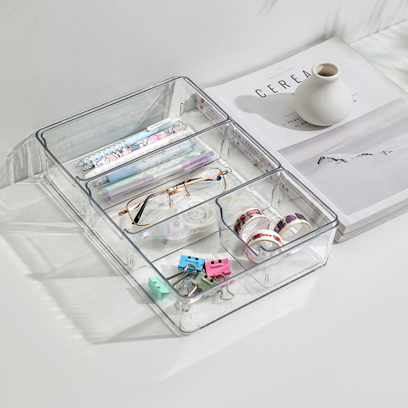 صندوق تخزين مستحضرات التجميل و - مراجعة Office Drawer Organizer وسعره
