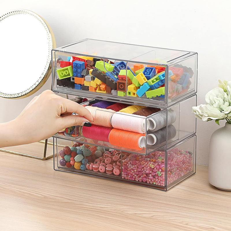 منظم خزانة مرآة قابل للسحب مع  - مراجعة Office Drawer Organizer وسعره