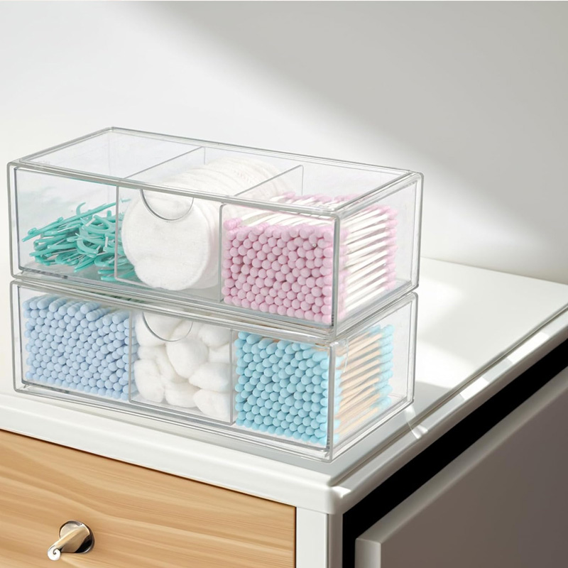 منظم خزانة مرآة قابل للسحب مع  - مراجعة Office Drawer Organizer وسعره